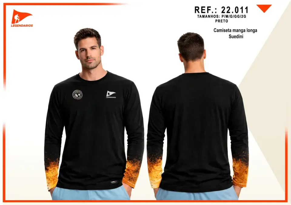 Camiseta Manga Longa Suedini