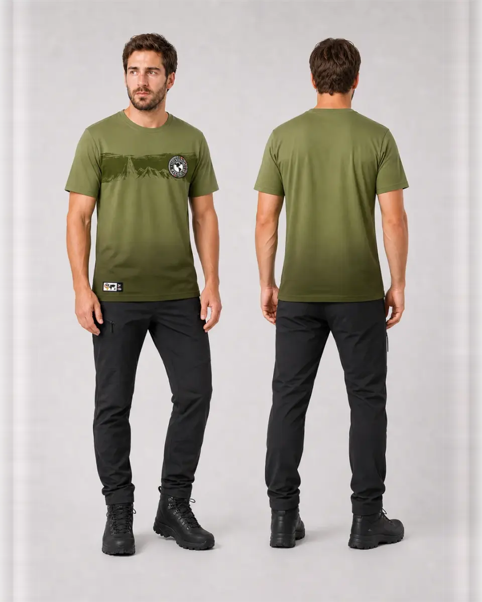Camiseta Masculina 10 Anos (Verde)