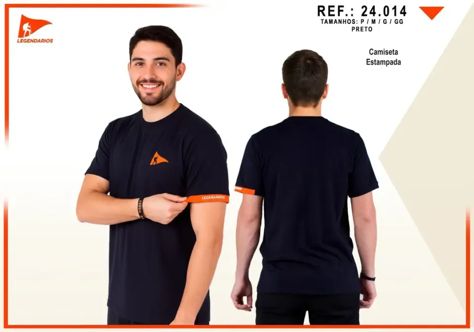 Camiseta Estampa Peito Bandeira
