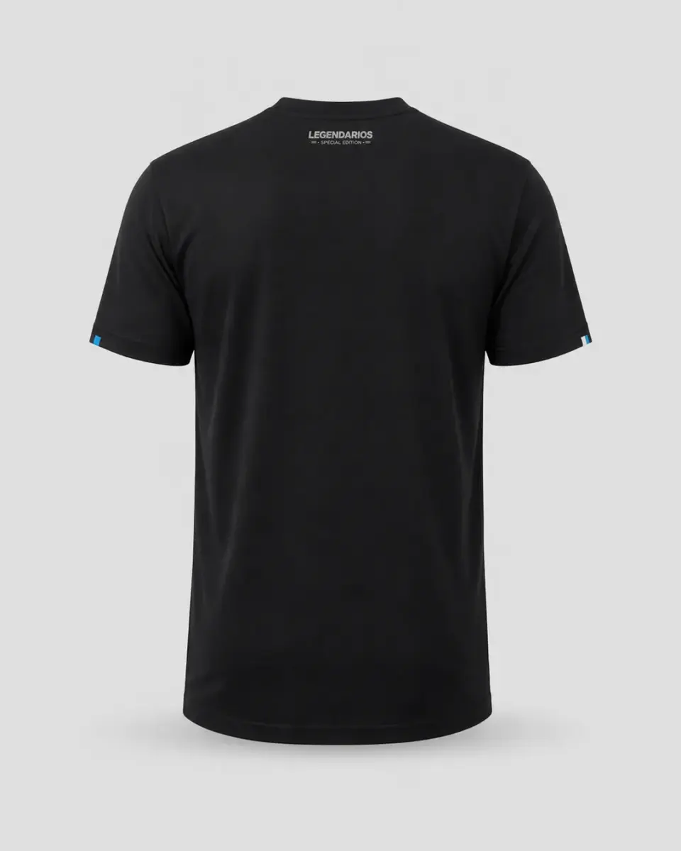 Camiseta Masculina 10 Anos (Preto — B) — foto 3