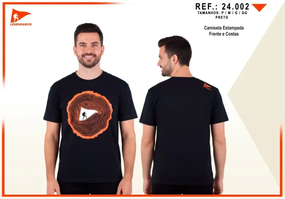 Camiseta Estampa Tronco Legendários