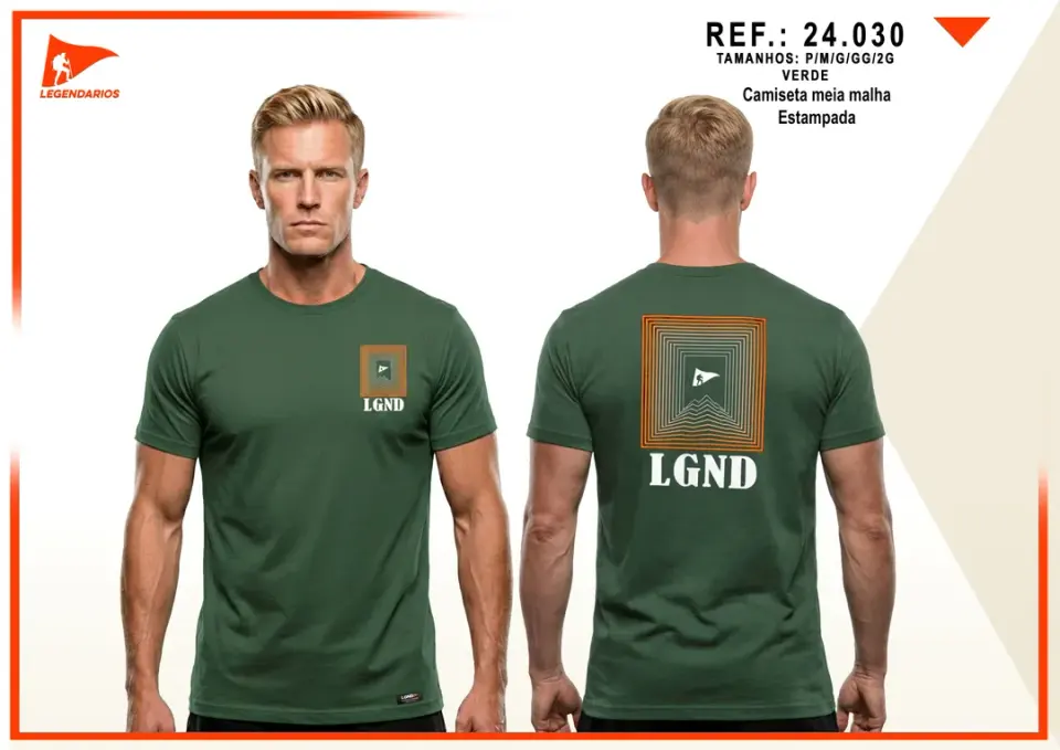 Camiseta Meia Malha (2) — Verde