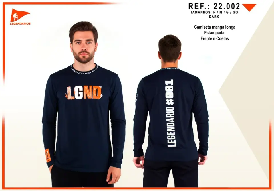 Camiseta Manga Longa — Dark