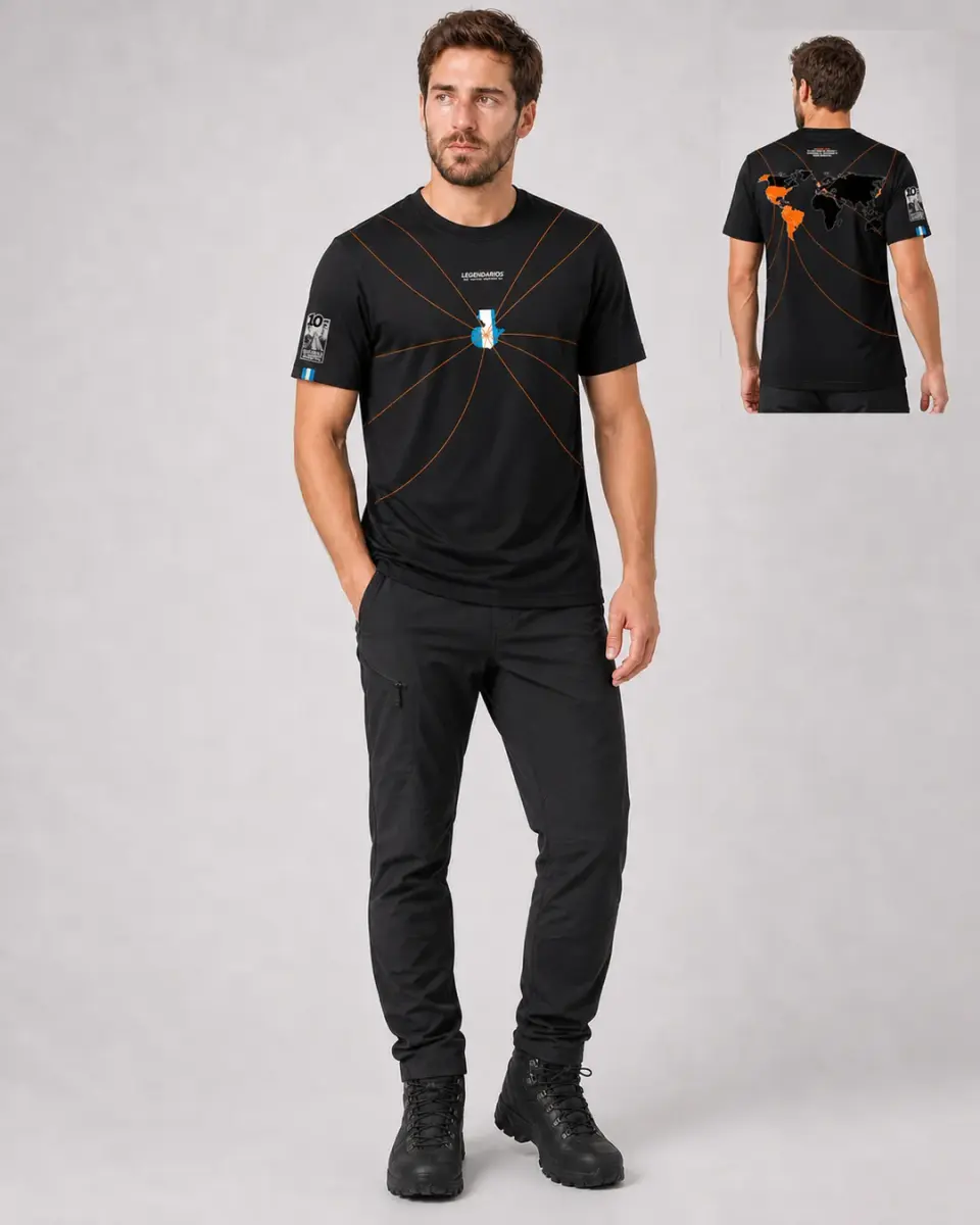Camiseta Masculina 10 Anos — Detalhe Manga — foto 4