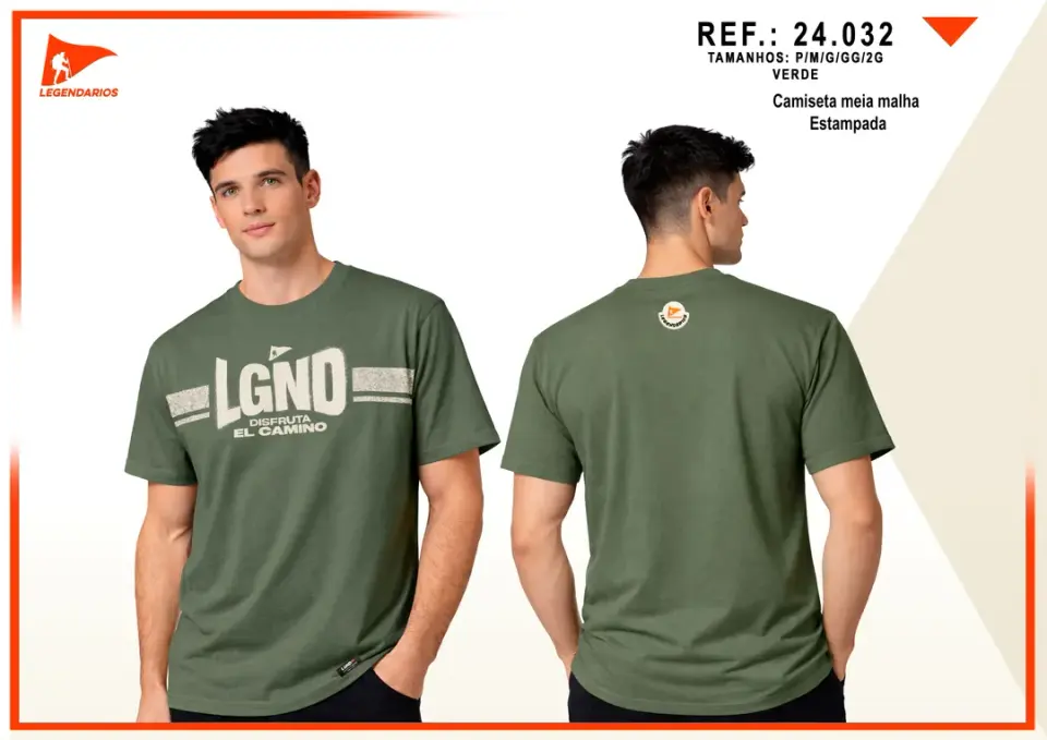Camiseta Meia Malha (3) — Verde
