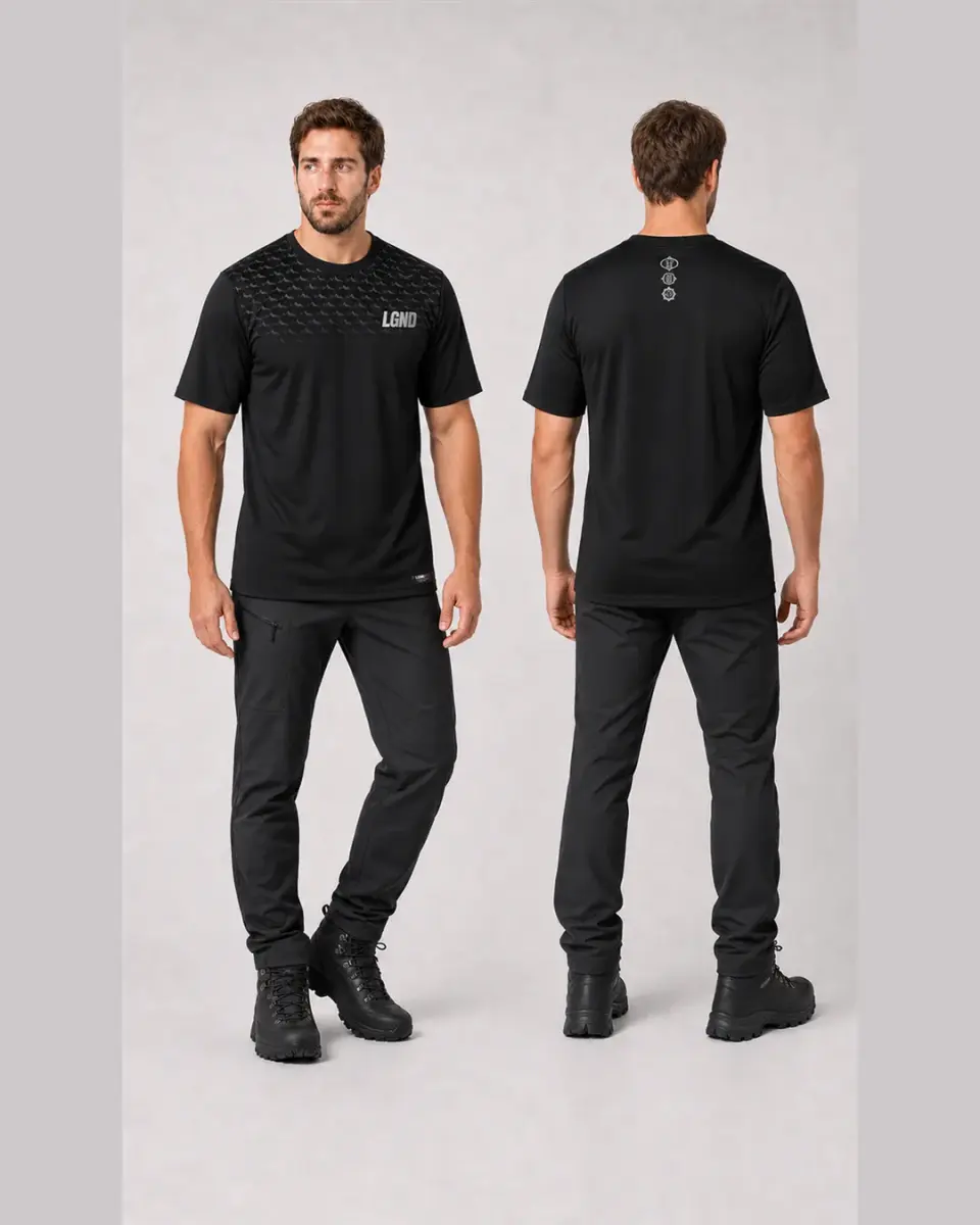 Camiseta Meia Malha Estampada