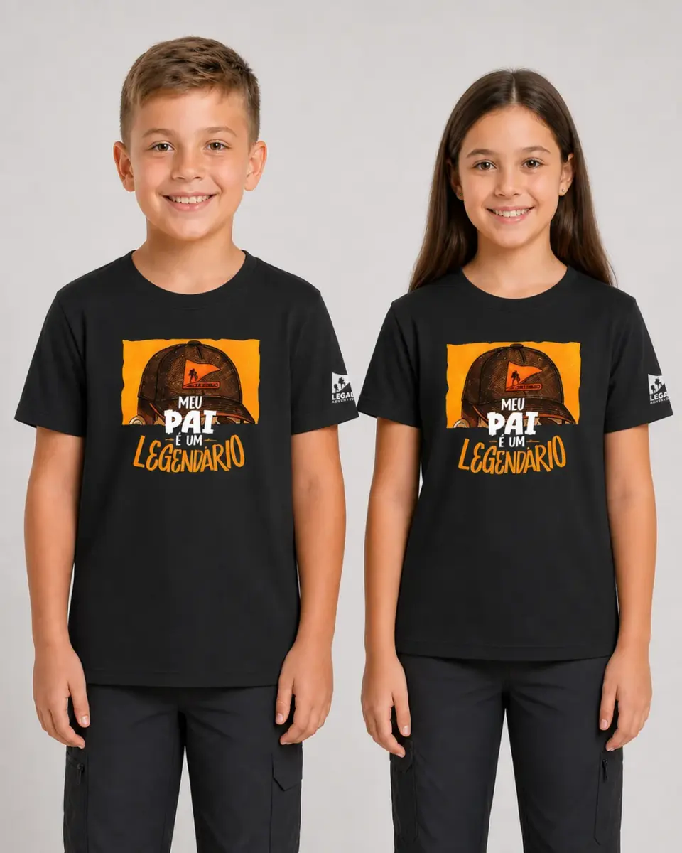 Camiseta Infantil — Próximo Legendário (variação)
