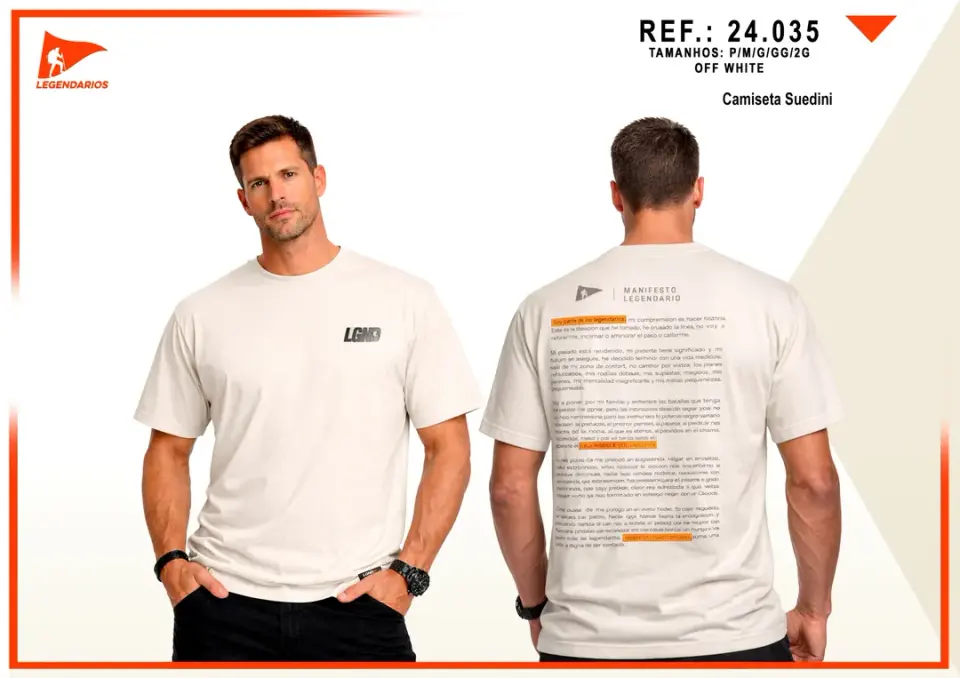 Camiseta Suedini — Off White