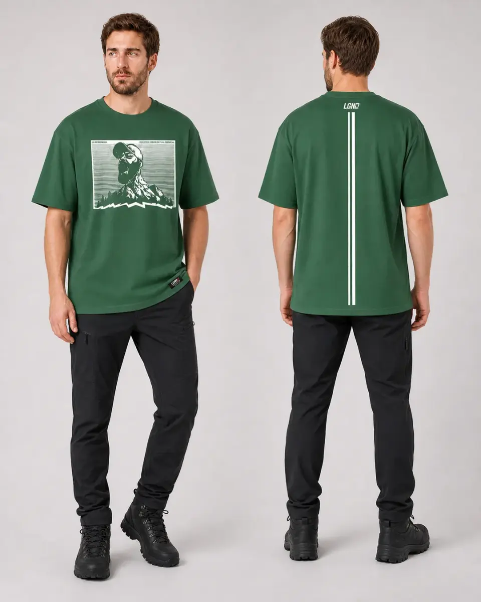 Camiseta Meia Malha — Verde