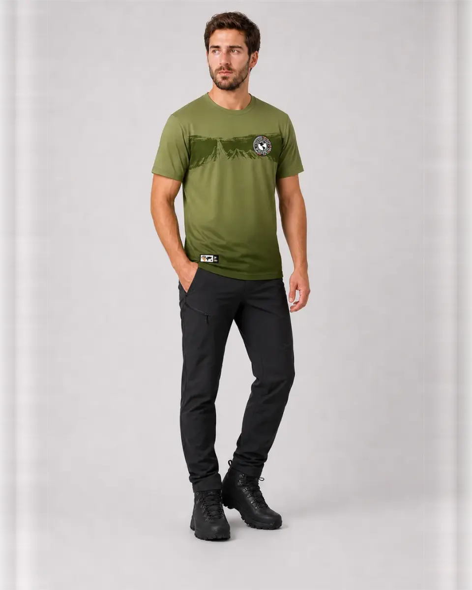 Camiseta Masculina 10 Anos (Verde) — foto 4