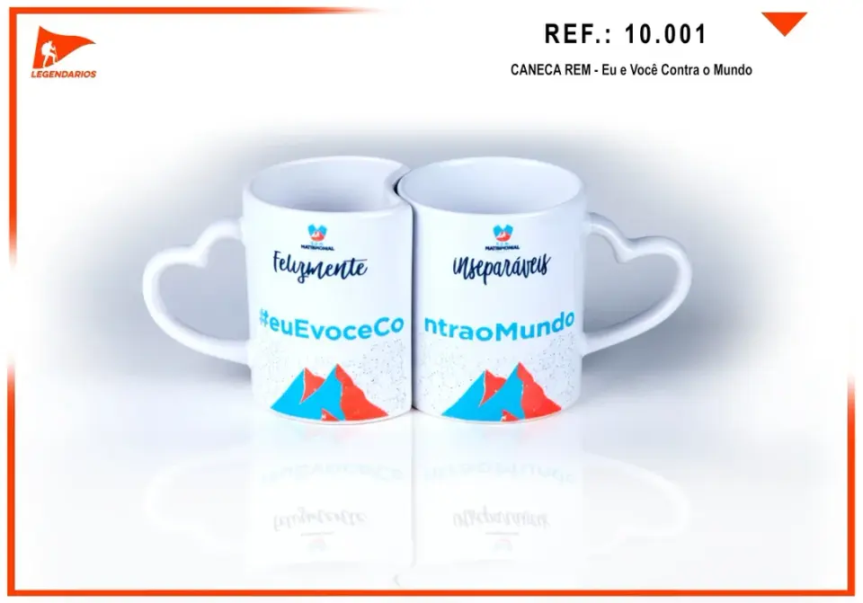 Caneca REM — Eu e Você Contra o Mundo