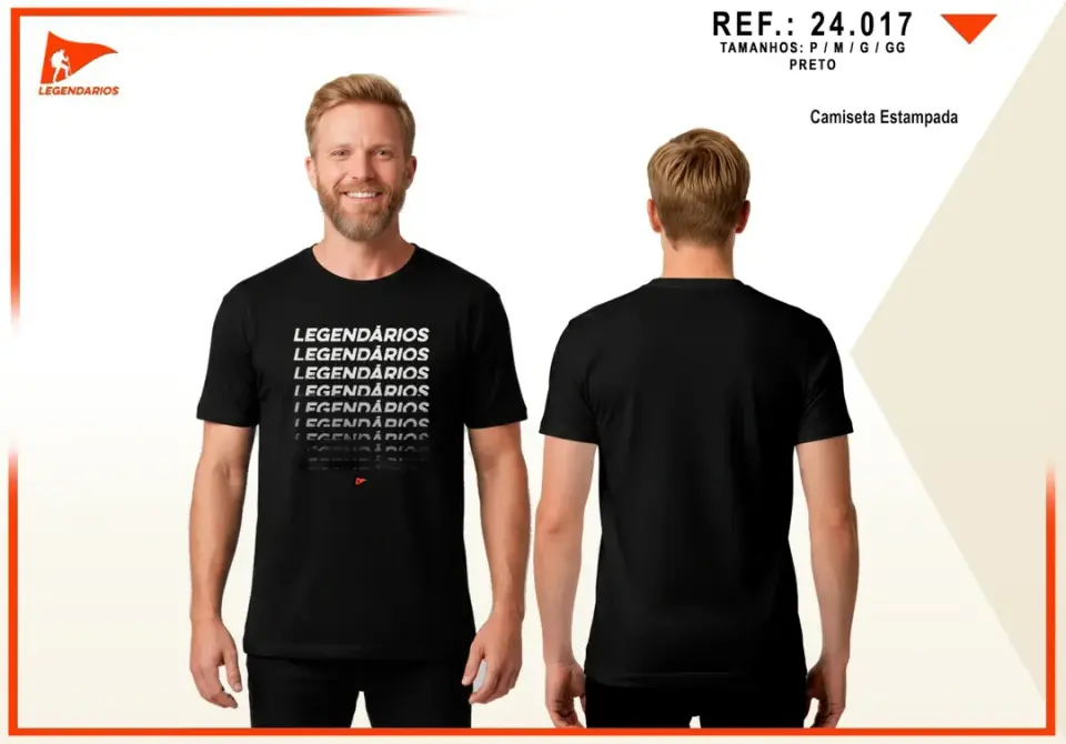 Camiseta Estampa Degradê