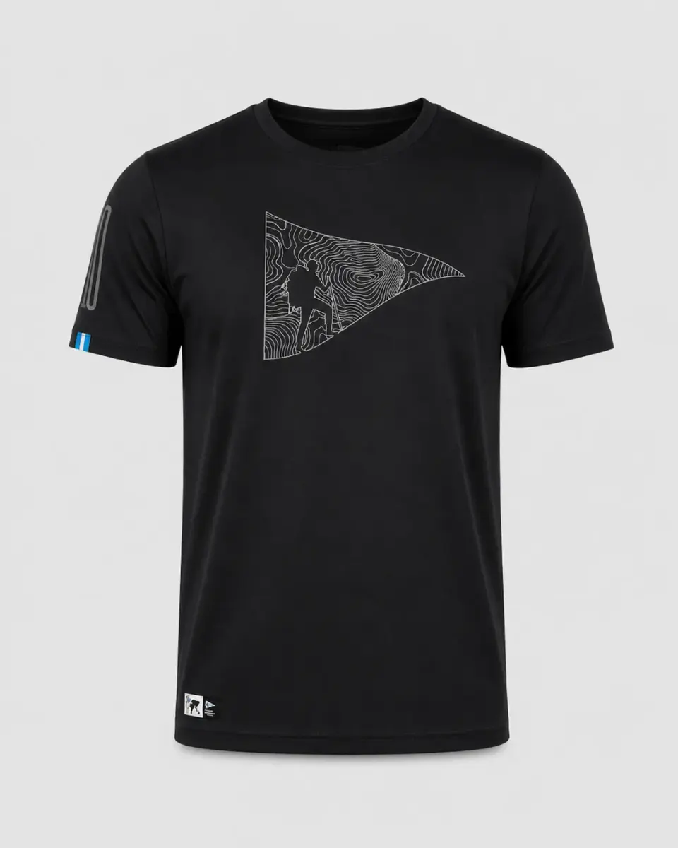 Camiseta Masculina 10 Anos (Preto — A) — foto 2