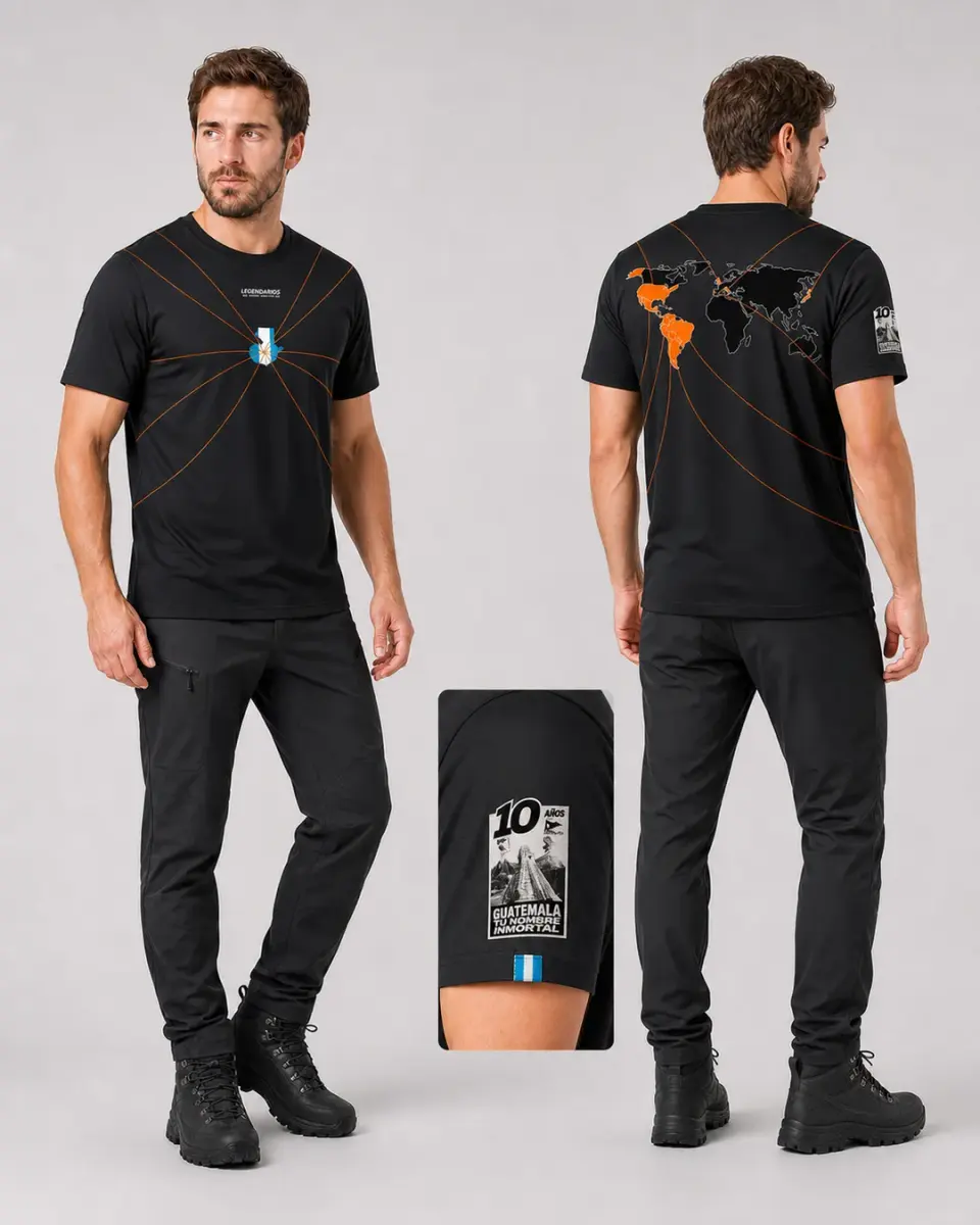 Camiseta Masculina 10 Anos — Detalhe Manga
