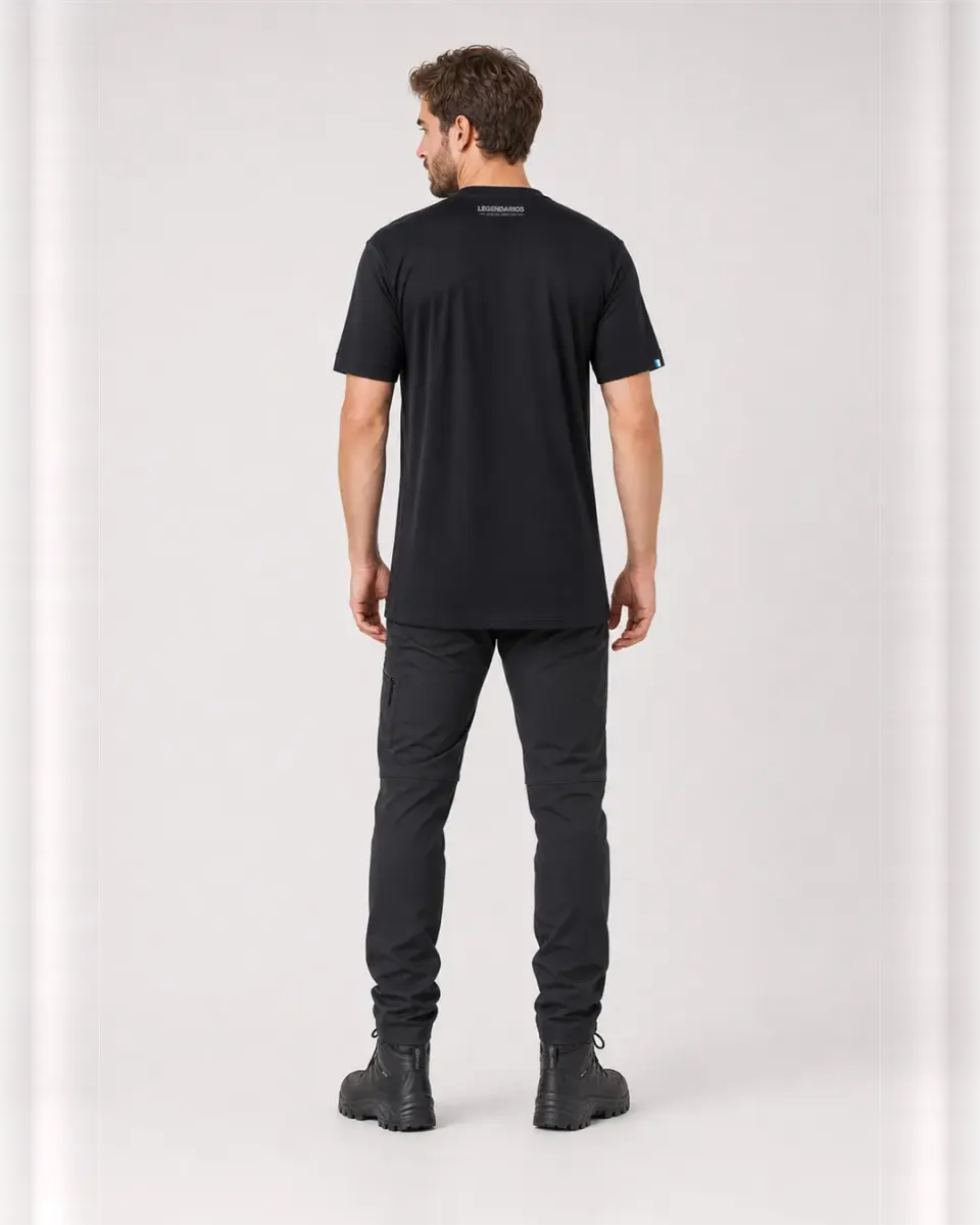 Camiseta Masculina 10 Anos (Preto — B) — foto 5