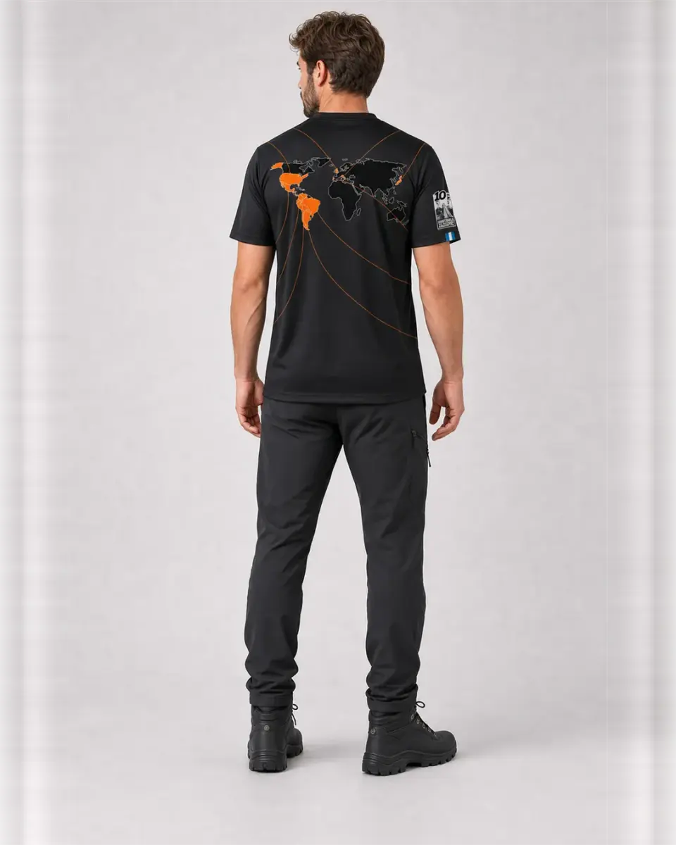 Camiseta Masculina 10 Anos — Detalhe Manga — foto 5