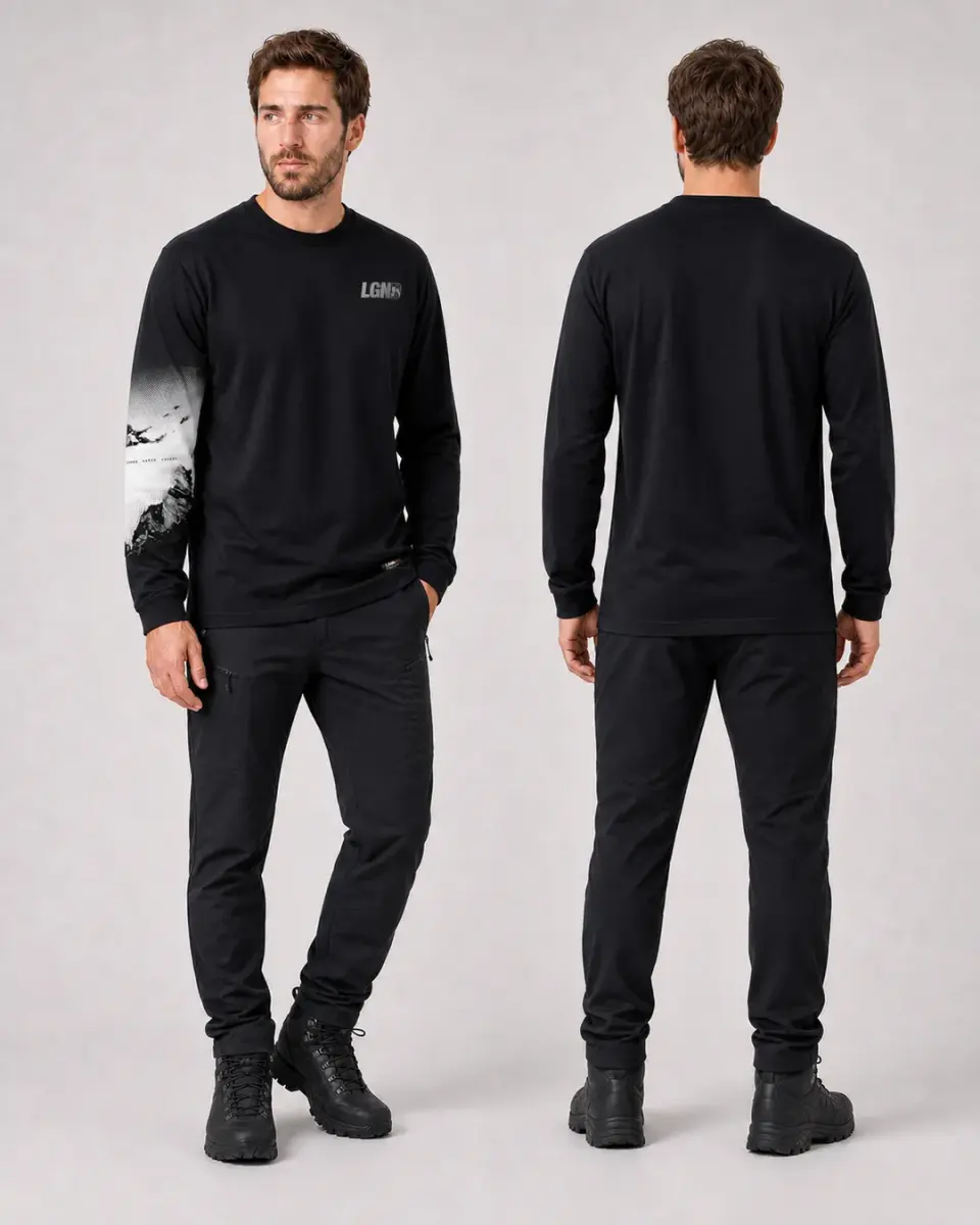 Camisa Manga Longa (Preto)