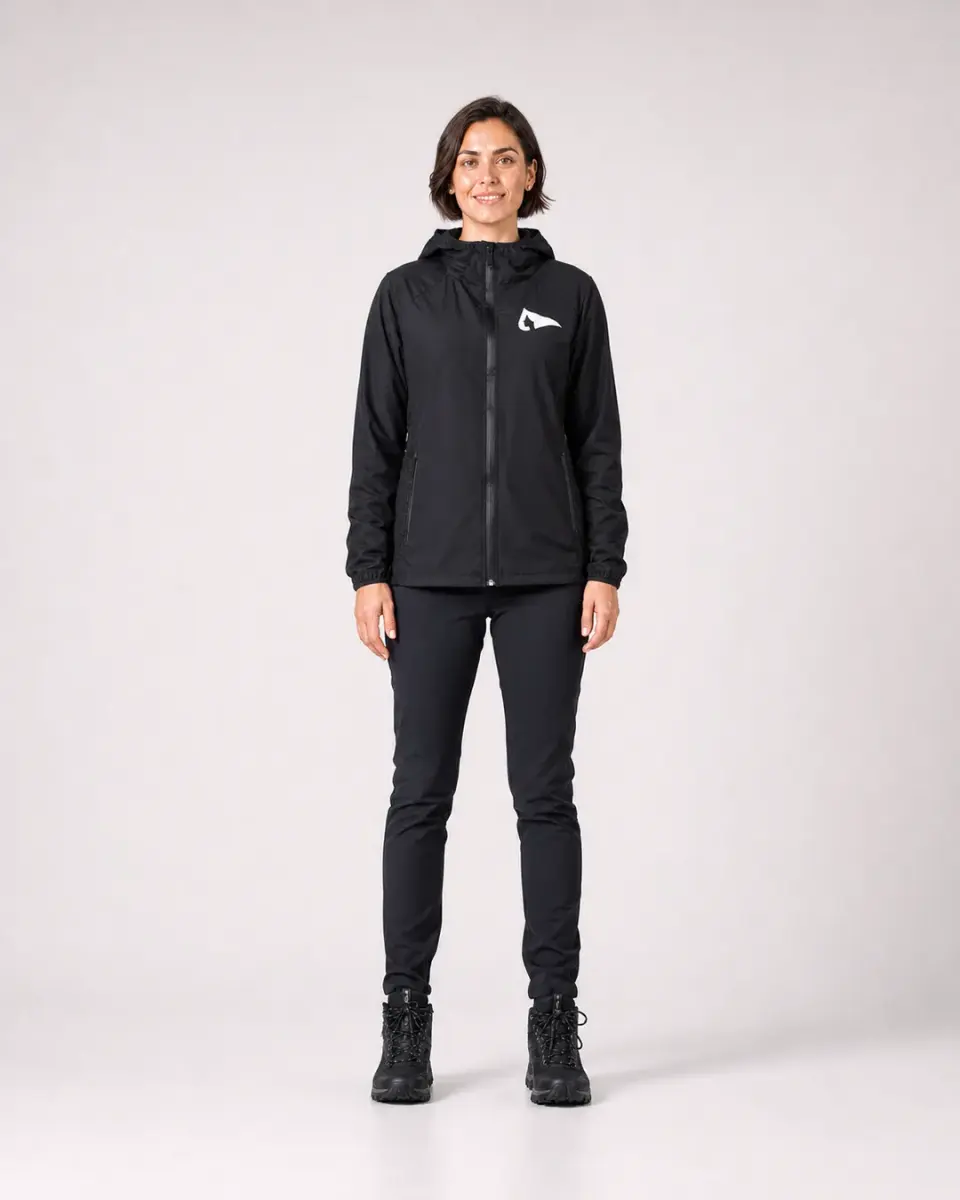 Jaqueta Corta Vento Ladies — Preto — foto 4