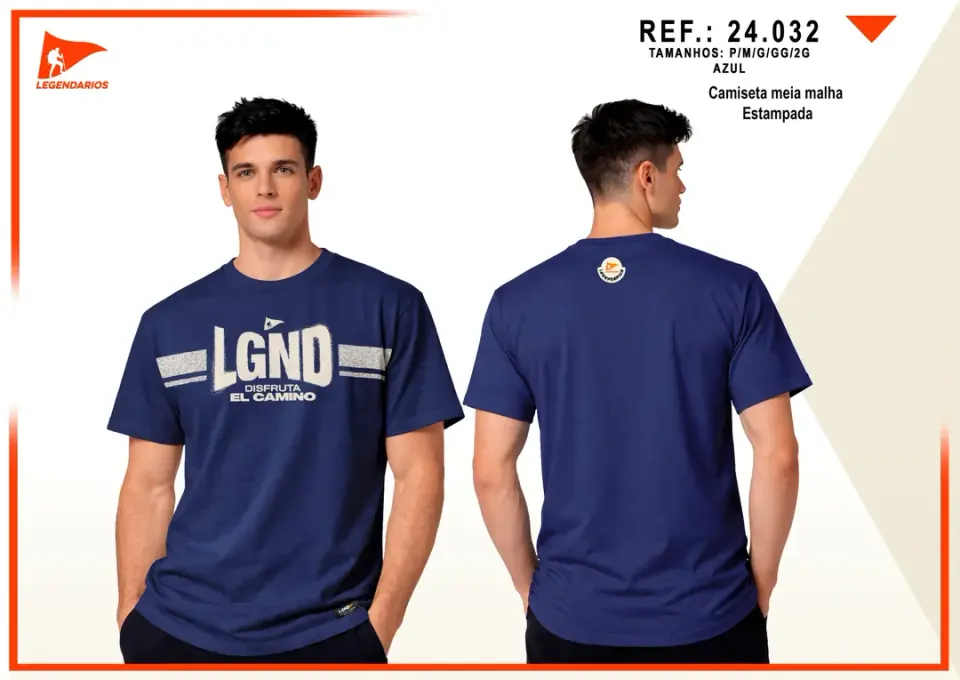 Camiseta Meia Malha (3) — Marinho