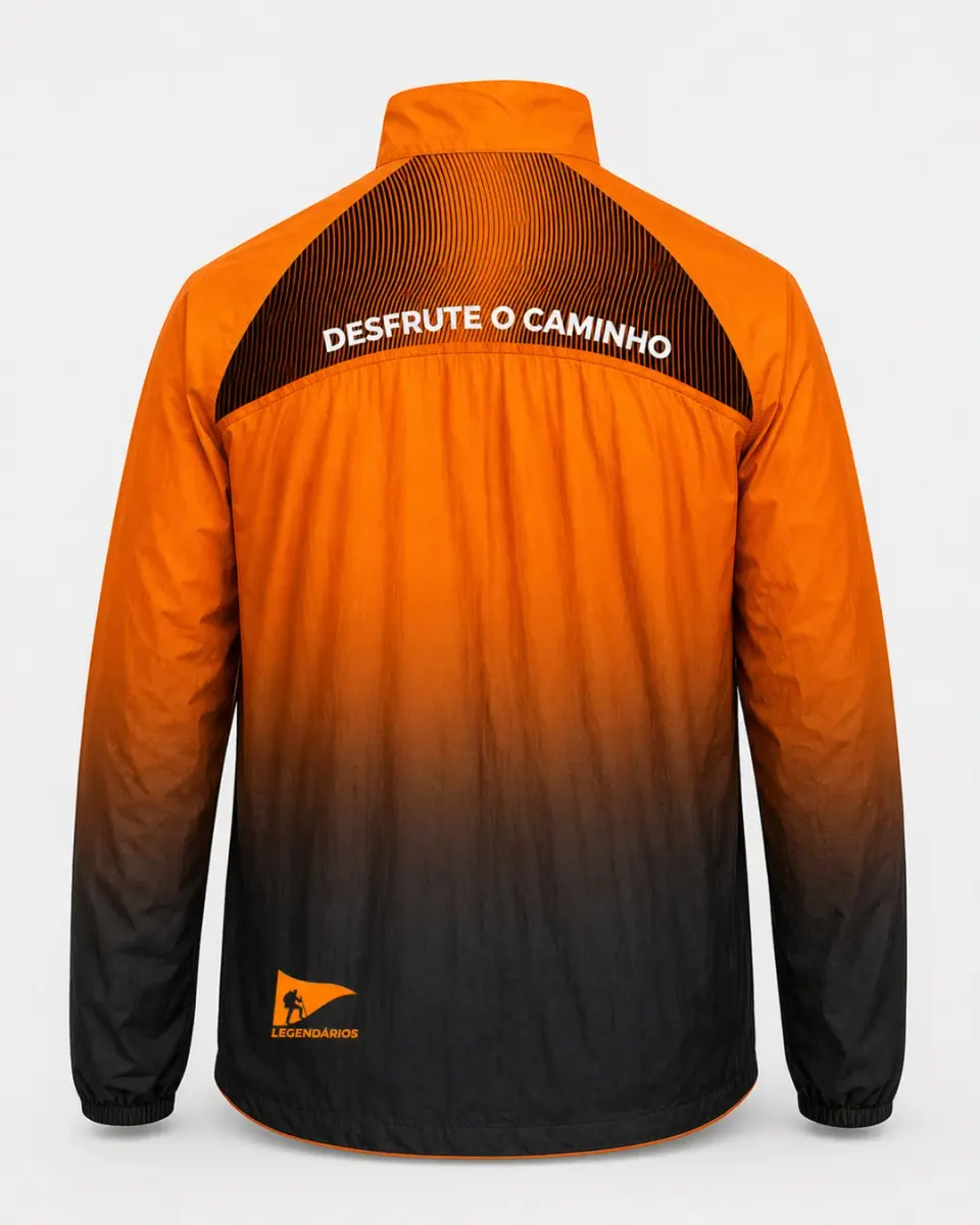 Corta vento Laranja Degrade — foto 3