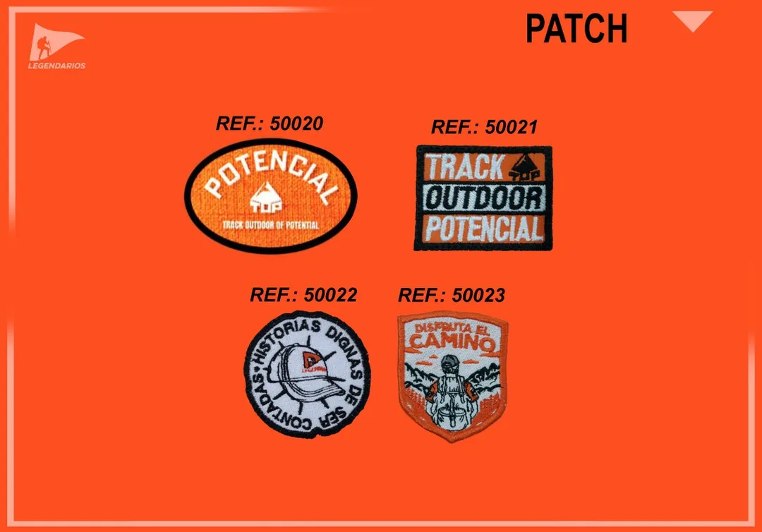 Patches Legendários (lote D — 2 modelos)