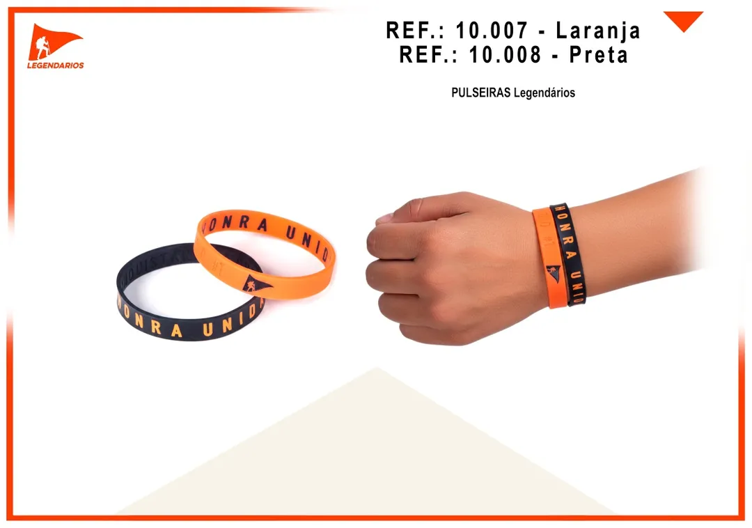Pulseira Legendário Laranja