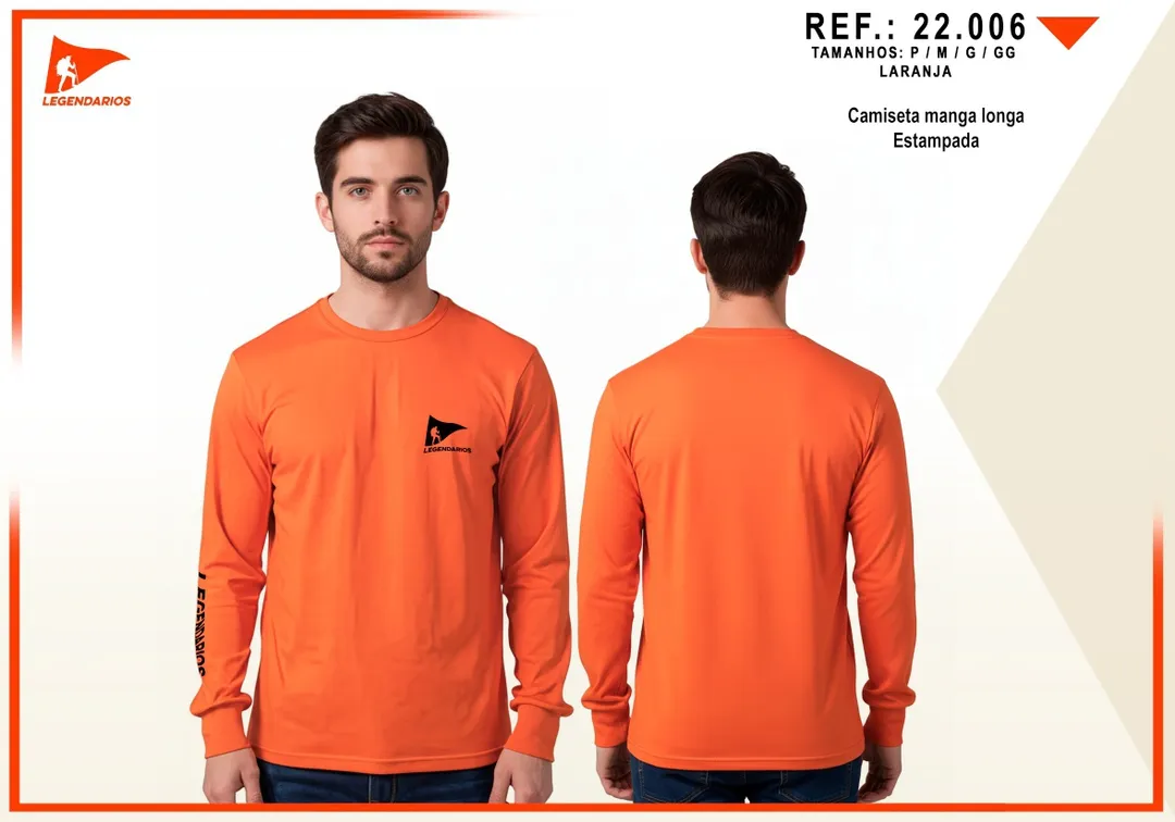 Camiseta ML Estampa Frente+Costas — Estampa B