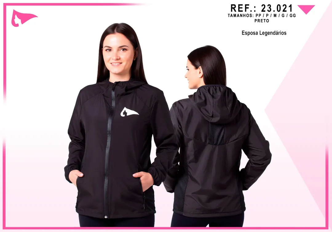 Jaqueta Corta Vento Ladies — Esposa Legendários