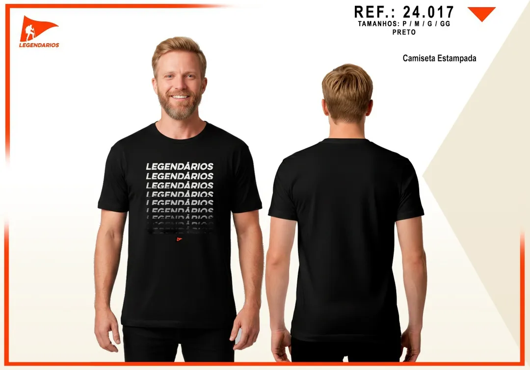 Camiseta Estampa Degradê
