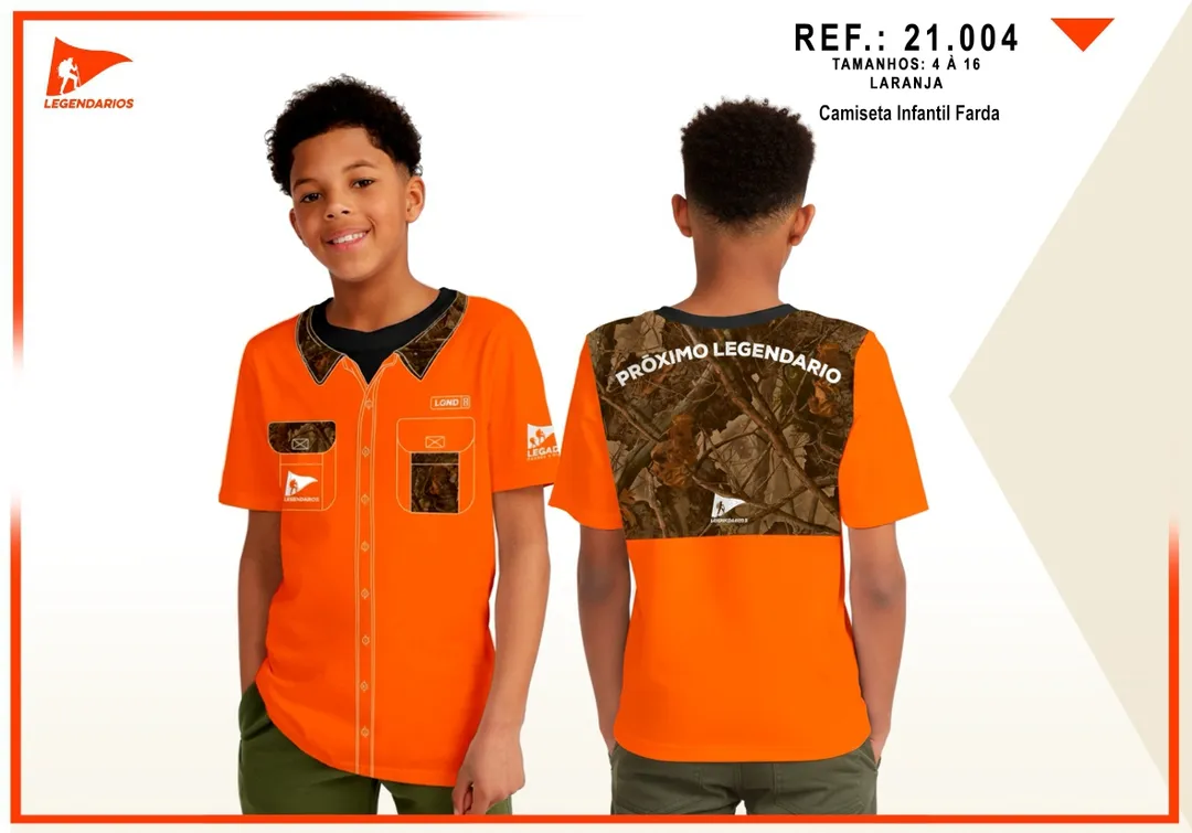 Camiseta Inf. Próximo Legendário Farda