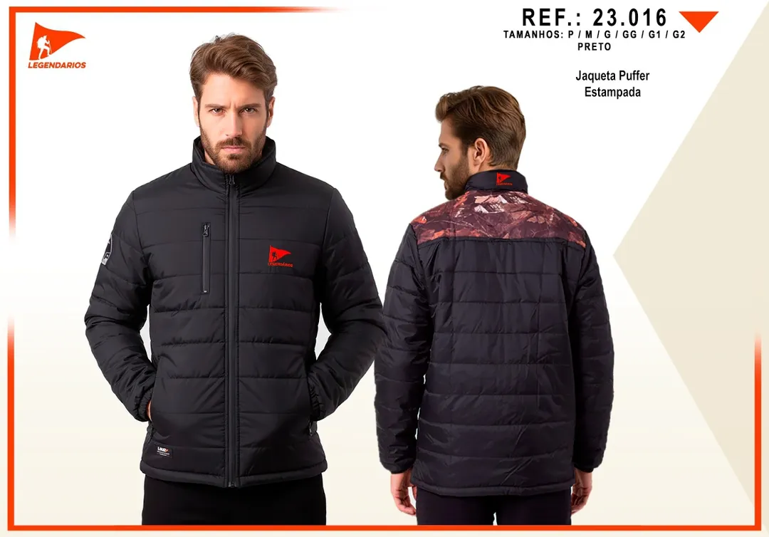Jaqueta Puffer Preta